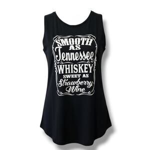 Cotton Heritage “Smooth as Tennessee Whiskey Sweet as Strawberry Wine” Tank Top